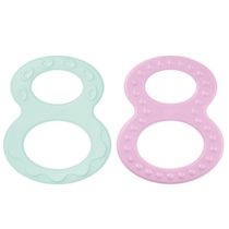 NUK grickalice za zubiće 8 – Roza/zelena