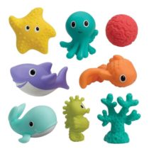 INFANTINO set 8 gumenih igračaka za kupanje