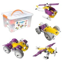 HOOGAR STEAM BUILD&PLAY SET 4u1 VOZILA 98 kom