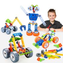 HOOGAR KIDS IGRAČKA EDUKATIVNI GRAĐEVINSKI SET 10u1