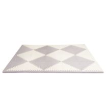 SKIP HOP Podloga za igranje-sivo/bež kvadrati