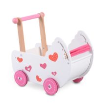 MONI Drvena kolica za lutke