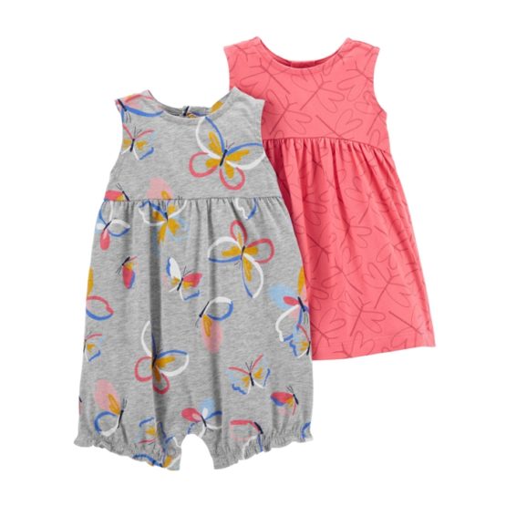CARTER’S Komplet za bebe kratke gege+haljina