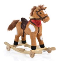 PLIŠANA LJULJAČKA Rocking Konjić Thunder sa točkićima