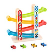 TOOKY TOY Drveni toranj/tobogan sa autićima