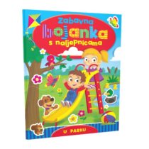 SLIKOVNICA Zabavna bojanka s naljepnicama – U parku
