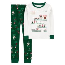 Carter’s pamučna dvodijelna praznična pidžama 6-8 god.