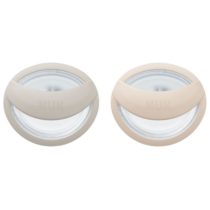 NUK Mommy Feel Duda 0-9m-bijelo/siva, 2 kom