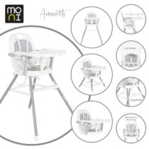 MONI hranilica 3 u 1 Amaretti grey