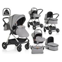 Cagaroo Empire kolica 3 u 1 Light Grey