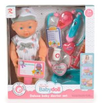 Lutka 31cm sa stetoskopom Hippo