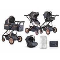 MONI Kolica 3 u 1 Midas Black