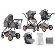 MONI Kolica 3 u 1 Midas Grey