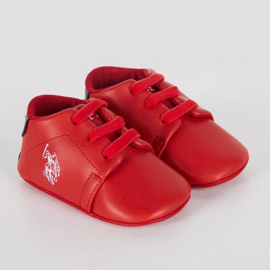 US POLO ASSN Nehodajuće cipelice za bebe – Crvene