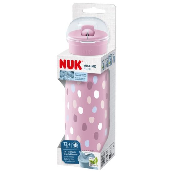 NUK Mini-Me Flip boca za piće 450ml, 12+m Lila