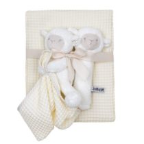 JUNGLE Set skviker, tješilica i dekica bijeli