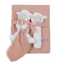 JUNGLE Set skviker, tješilica i dekica roza