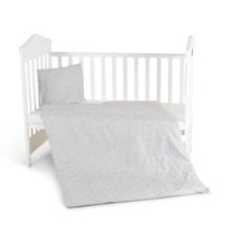 HUGZZZ Set posteljine NOOK Grey Stars