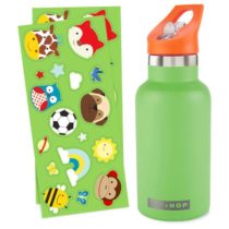 SKIP HOP Nehrđajuća termosica sa stikerima Zelena