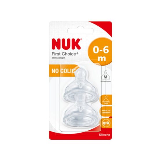 NUK Sisač First Choice + Silikon 2 kom