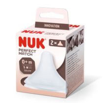 NUK PERFECT MATCH Sisač silikon 2 kom