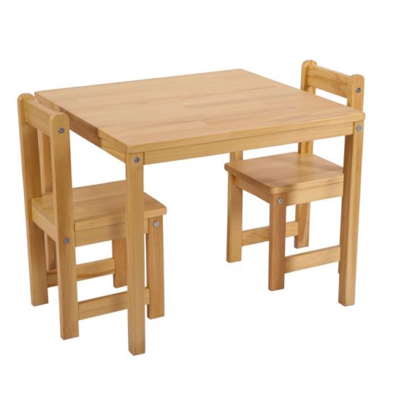 KUKKA Stol i stolice od punog drveta