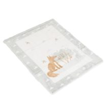 CANGAROO Dekica za bebe Little friends siva