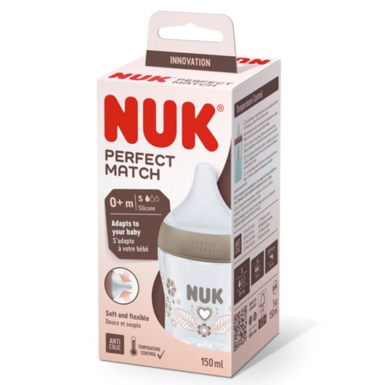 NUK Perfect Match Bočica 150 ml. 0+m – Srce