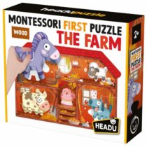HEADU Montessori prve puzzle – farma