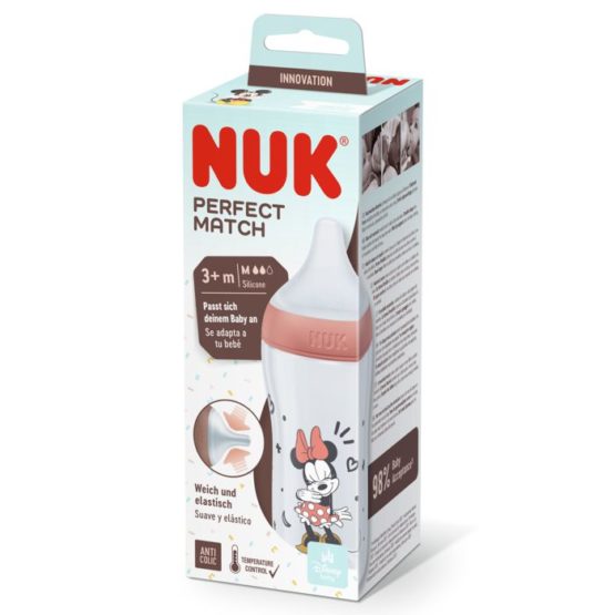 NUK Perfect Match Bočica 260 ml. 3+m – Minnie Mouse