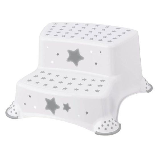 KEEEPER Stepenica dupla Stars bijela
