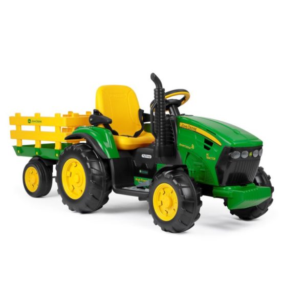 PEG PEREGO John Deere 12V Traktor sa opcijom daljinskog upravljanja