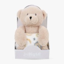 JUNGLE Dekica sa igračkom medo bež