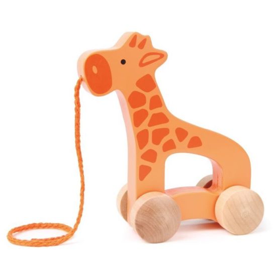 HAPE Drvena žirafa na povlačanje