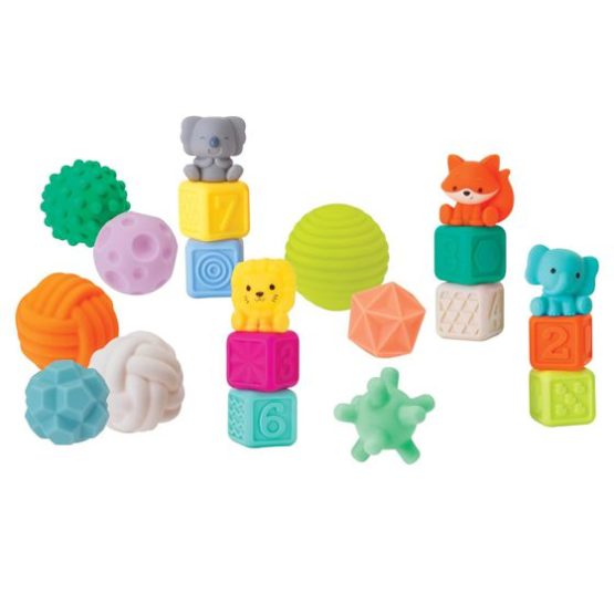 INFANTINO Gumene loptice i kocke