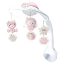 INFANTINO 3U1 MUZIČKI VRTULJAK, projektor i noćno svjetlo-blago rozi
