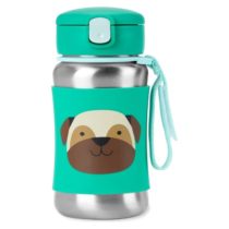 SKIP HOP Nehrđajuća termosica sa slamkom 12M+ Pas Mops