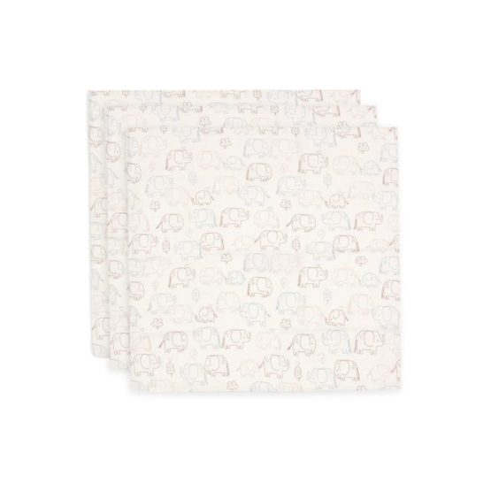 Jollein muslin pelene Elephant Tales 3kom