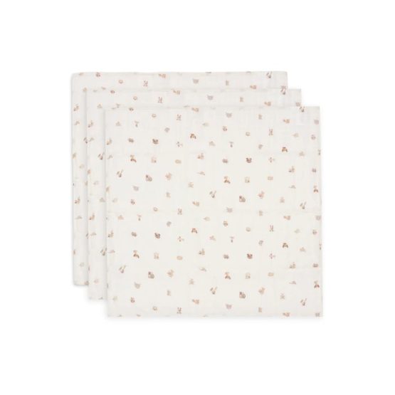 Jollein muslin pelene Animal Friends 3kom
