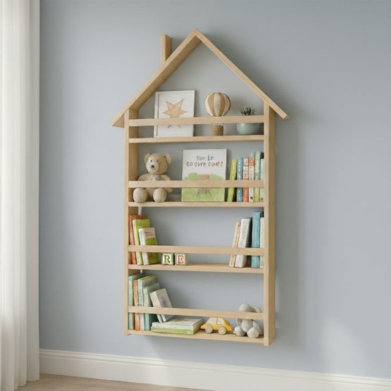 KUKKA Drvena zidna polica KBS123