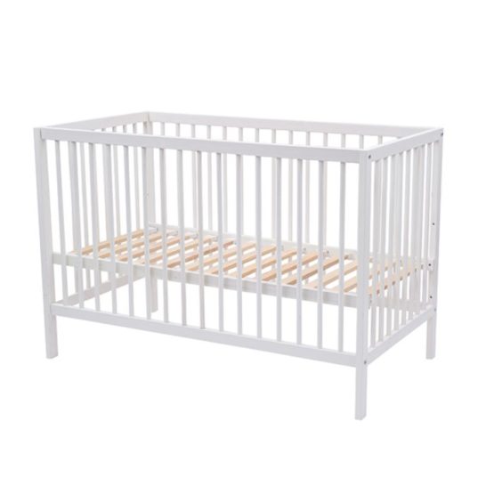 KUKKA Krevetić za djecu sa 3 nivoa bijeli 120x60cm