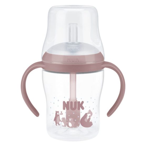 NUK Perfect Match Boca za učiti piti sa slamkom 150ml. -Roza