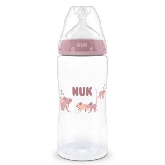 NUK BOCA FIRST CHOICE S INDIKATOROM TEMPERATURE 300ml.-Roza