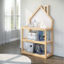 KUKKA Drvena samostojeća polica KBS122