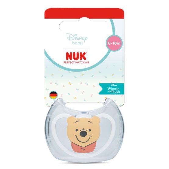 NUK Perfect Match Air duda Disney Winnie the Pooh-Medo glava 6-18mj.
