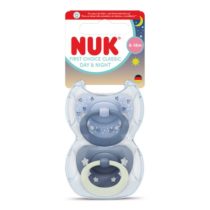 NUK First Choice Classic duda Dan & Noć 2 kom. – Plava