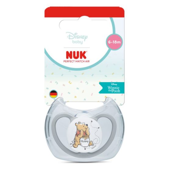 NUK Perfect Match Air duda Disney Winnie the Pooh-Medo 6-18mj.
