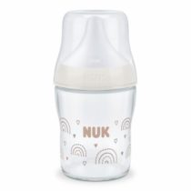 NUK Perfect Match Bočica 120 ml. 0m+ Staklo – Duga