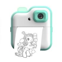 Dječja Kamera s Termalnim Printerom Fotografija – Zeleno-plava