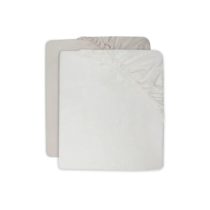 Jollein navlaka za madrac Ivory/White 2kom